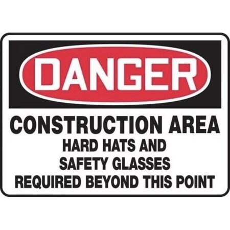Accuform OSHA DANGER SAFETY SIGN CONSTRUCTIO MPPE140VP MPPE140VP